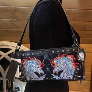 Ed Hardy Dead or Alive Shoulder Bag